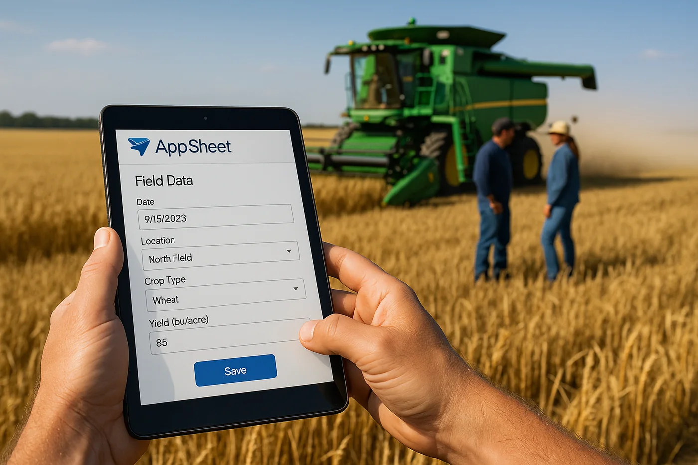 Приклад цифрового польового процесу в AppSheet