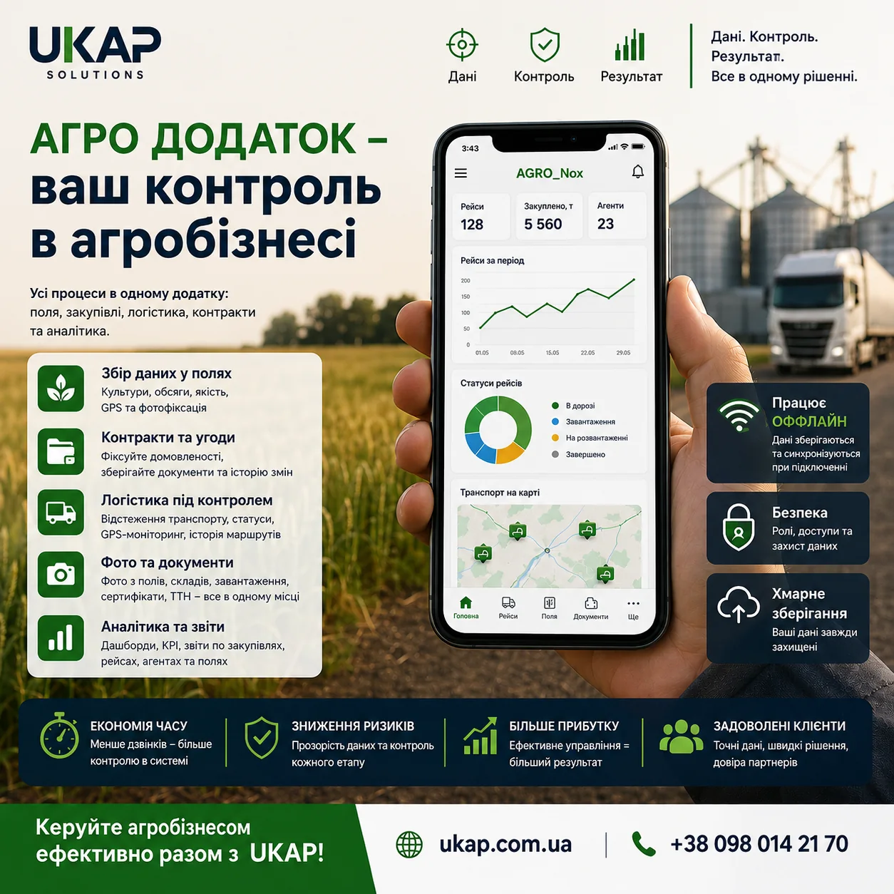 Мобільний додаток для управління агроопераціями